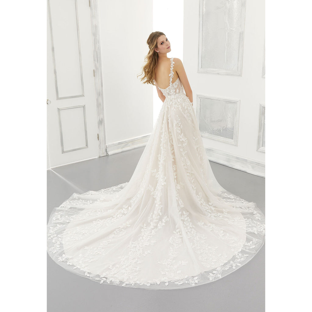 Mori Lee 2713  White Orchid Bridal