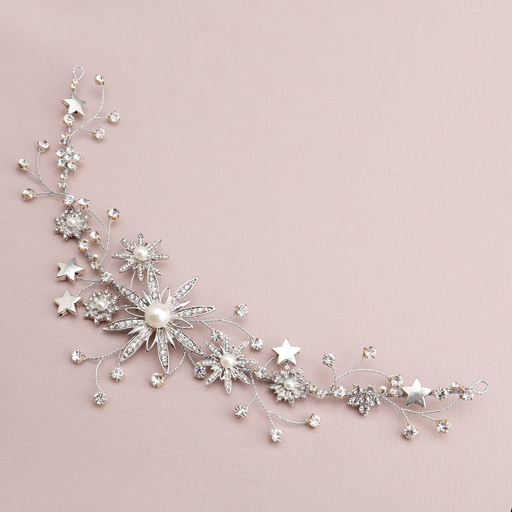 Cassiopeia Bridal Hair Vine