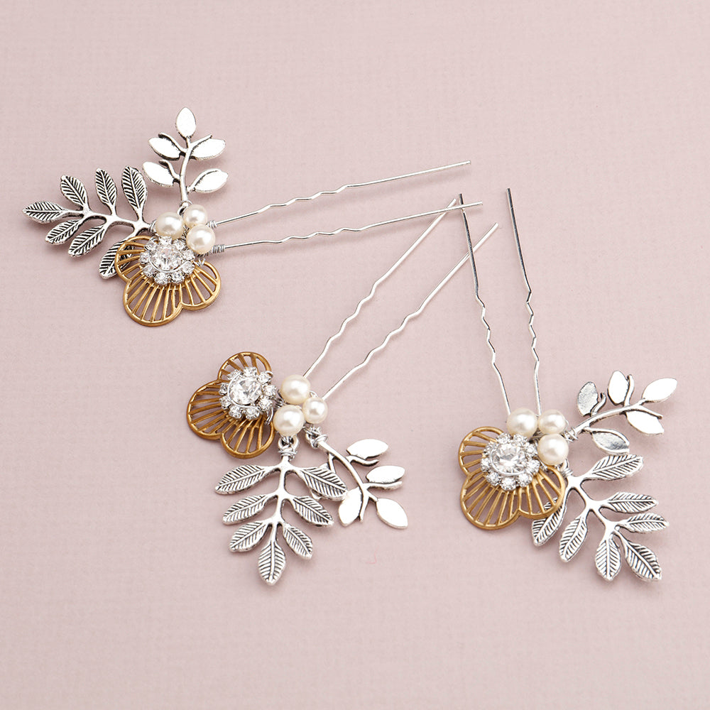 Enna Wedding Hair, Pins Set of 3