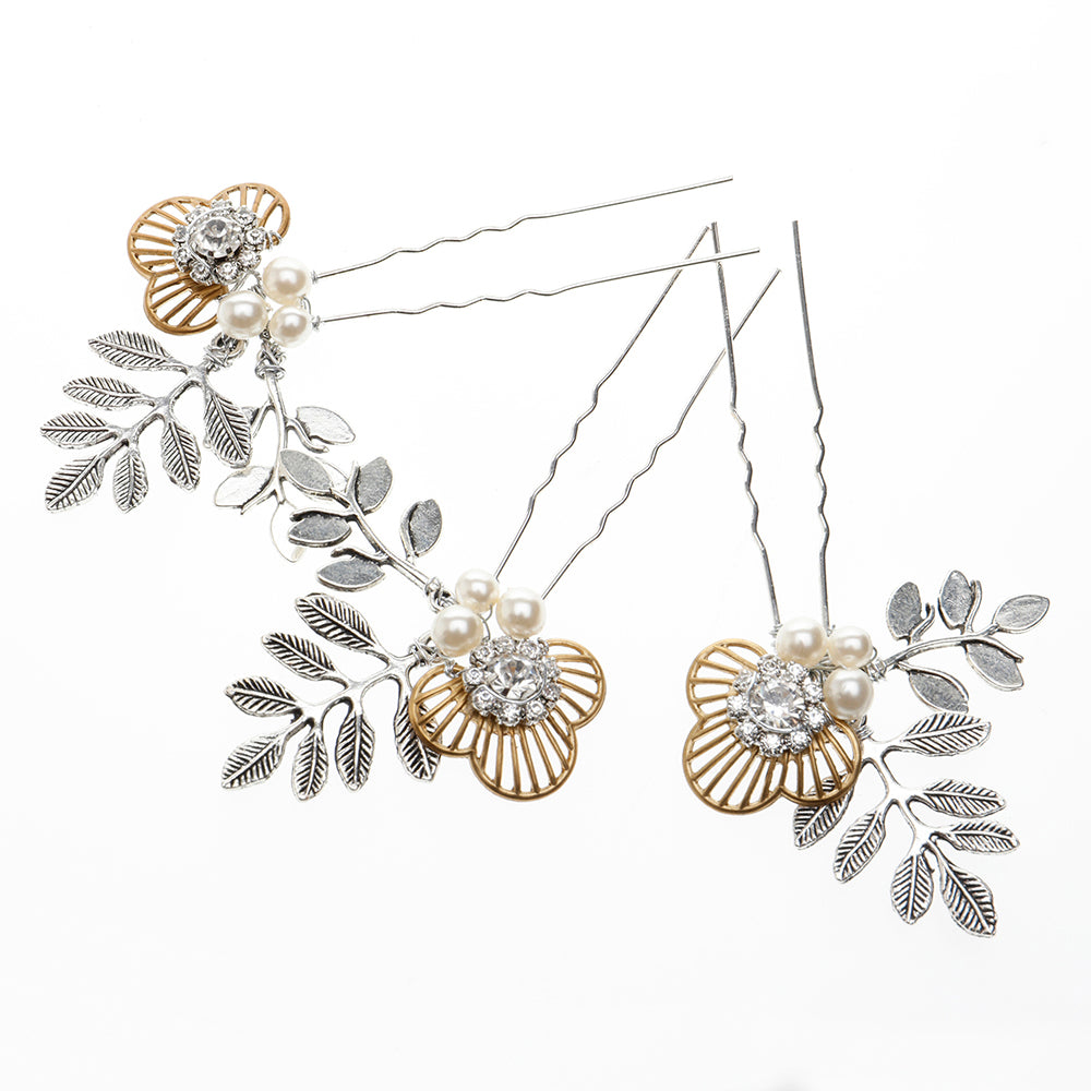 Enna Wedding Hair, Pins Set of 3