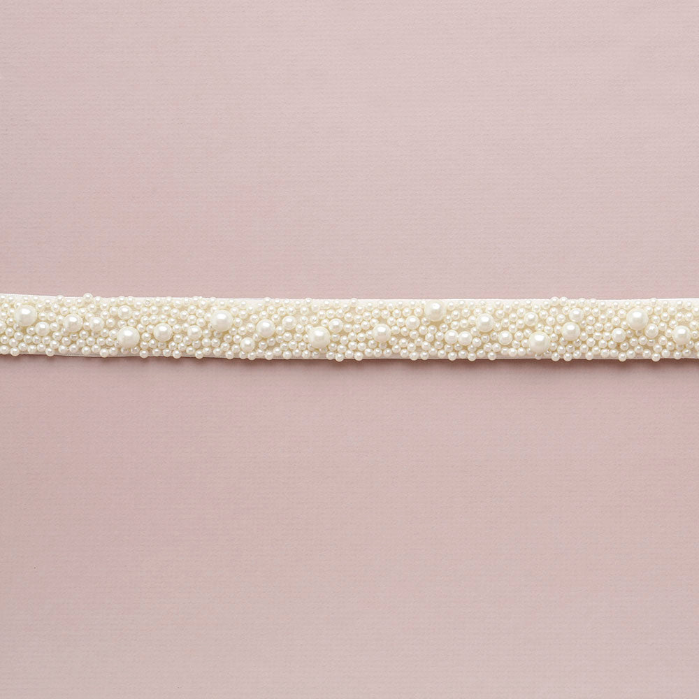 Pia Bridal Belt with Ribbon Ties