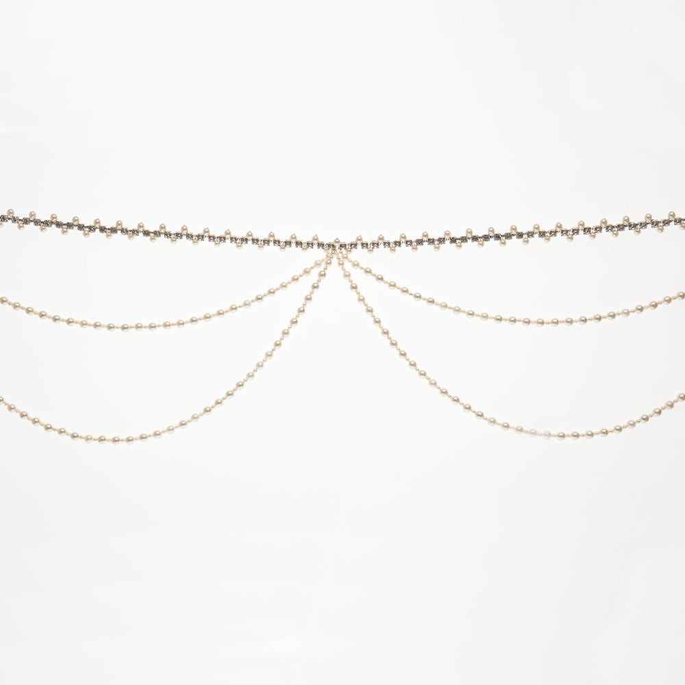 Primavera Bridal Belt with Ribbon Ties