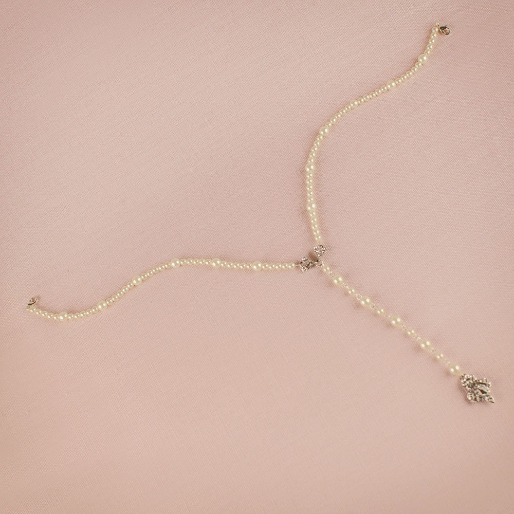 Ennis Bridal Back Drop Necklace