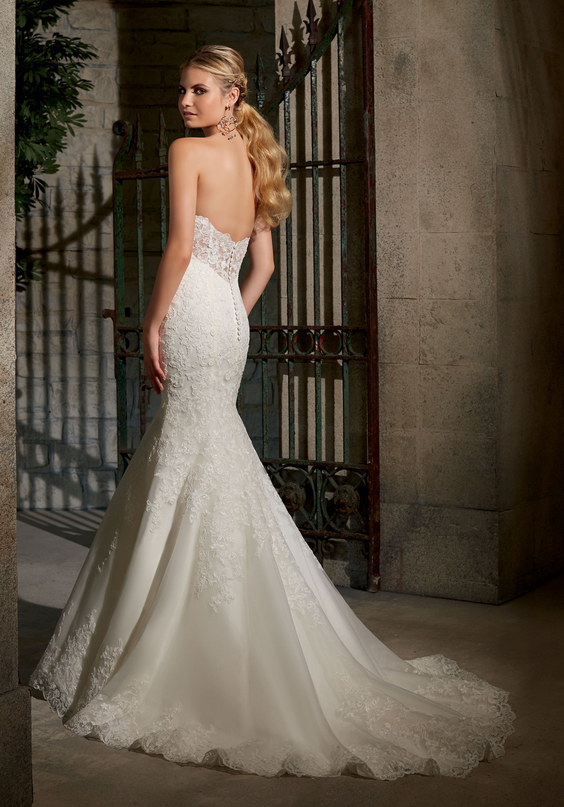 Mori Lee Bridal 2479 - Sleeveless A-Line Wedding Gown – Couture Candy