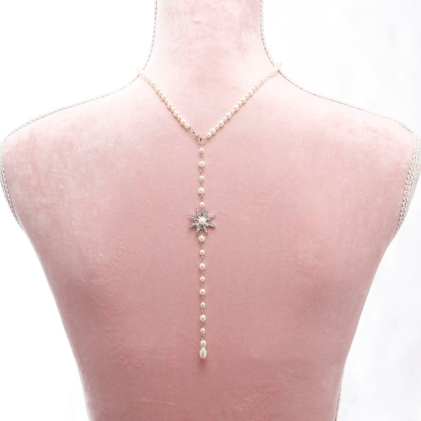 Nova Bridal Jewellery with Back Drop and Earrings