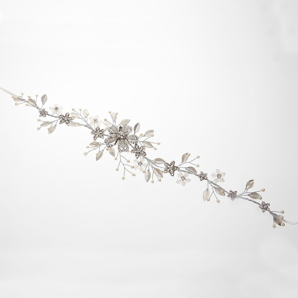 Reverie Bridal Belt with Ribbon Ties