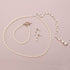 Taylor Bridal Jewellery Set with Back Drop